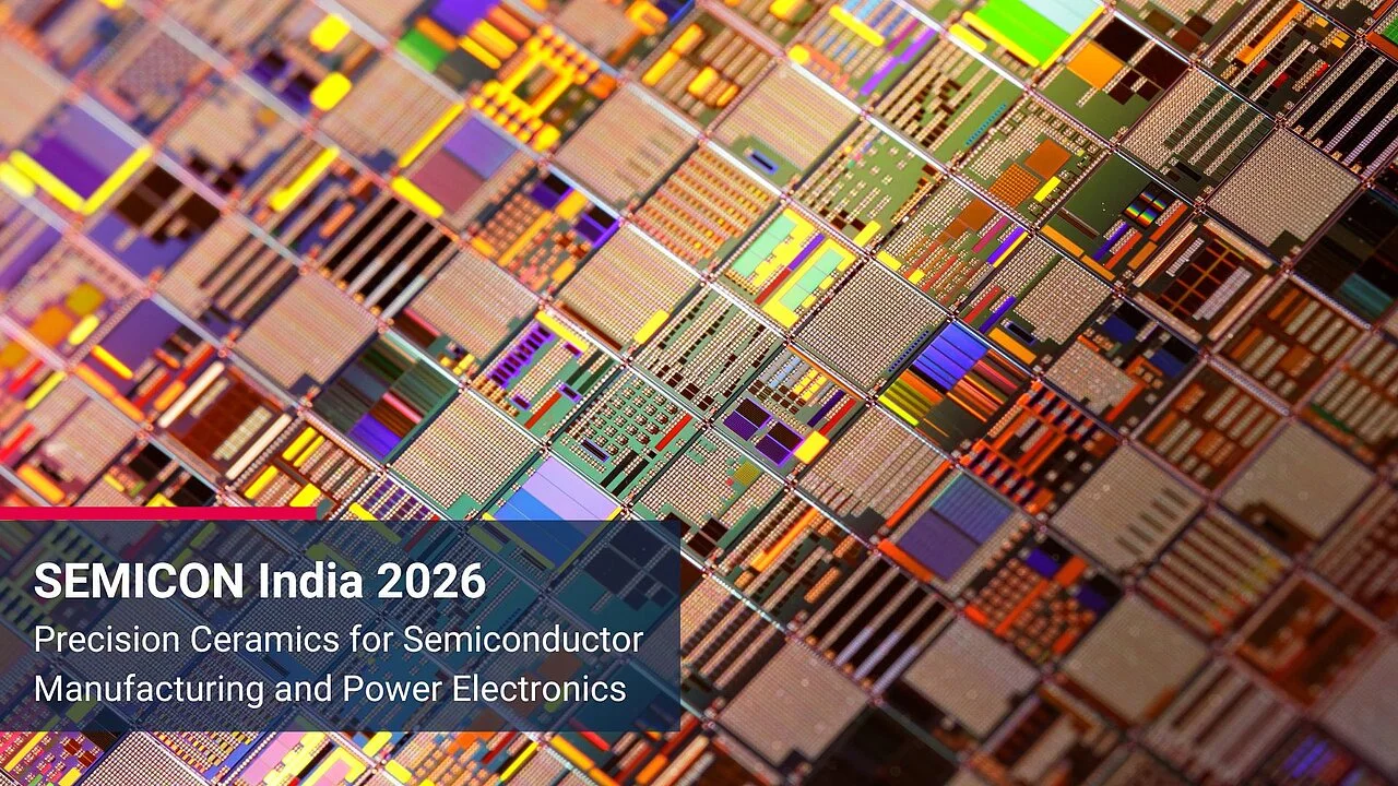 Precision Ceramics for Semiconductor Manufacturing and Power Electronics - CeramTec at SEMICON India