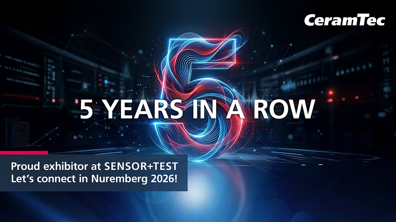 Cover image for 5 years of CeramTec at Sensor+Test in Nuremberg