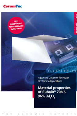 Cover Page of the CeramTec brochure for Aluminum Oxide Substrates