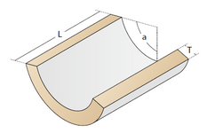 Piezoelectric tube segment