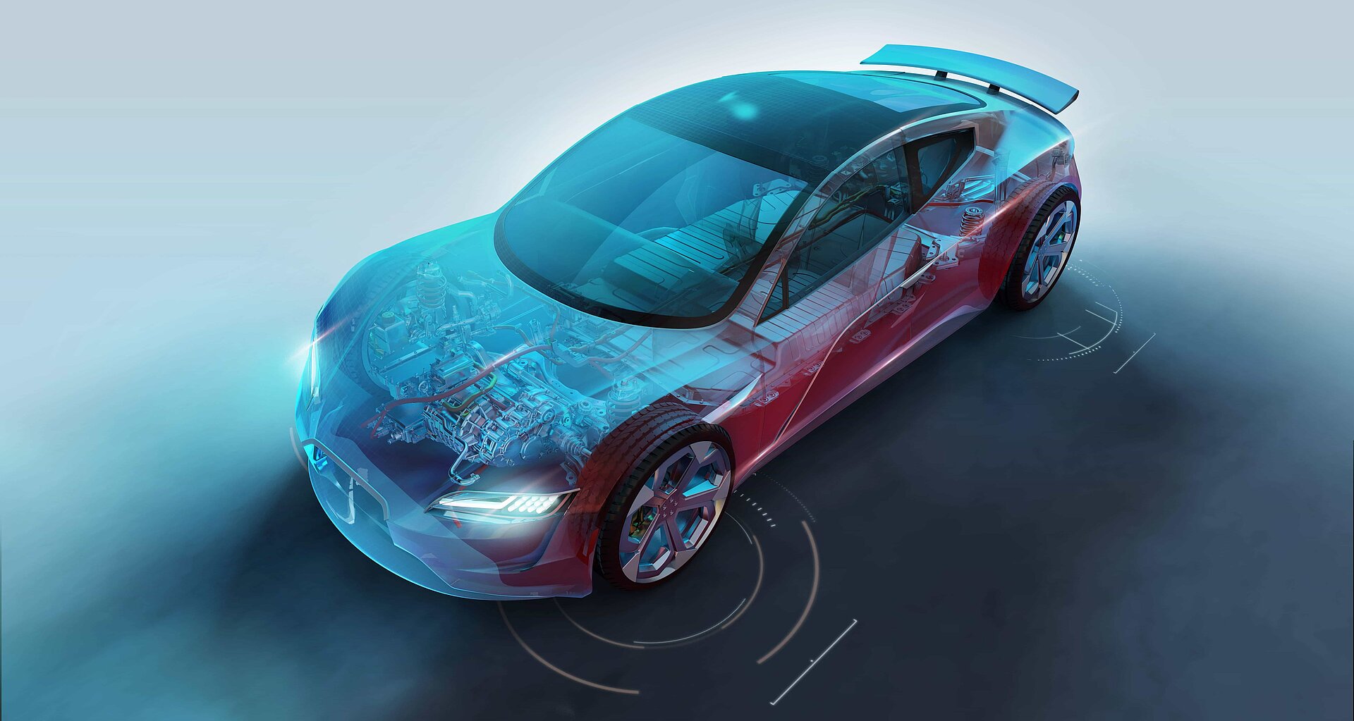 CeramTec Electric Ceramcar in futiristic blue