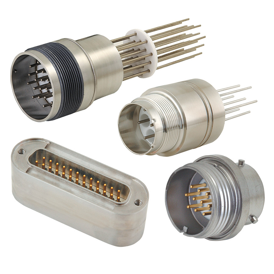 Metal-ceramic multi-pin connector with two or more conductors from CeramTec